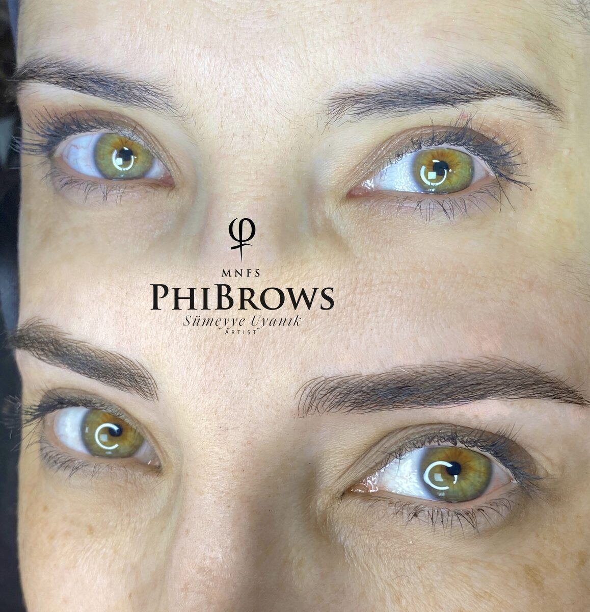 Microblading doğal kaş uygulaması